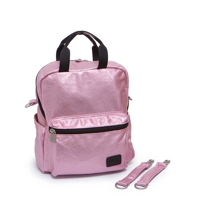 תיק גן Mini basic וארגונית לעגלה On-the-go ורוד