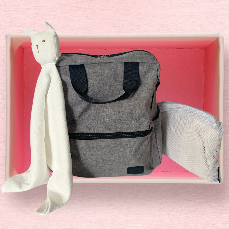 בייסיק ג'ינס אפור, דובי שמיכי ורשת כביסה KLA